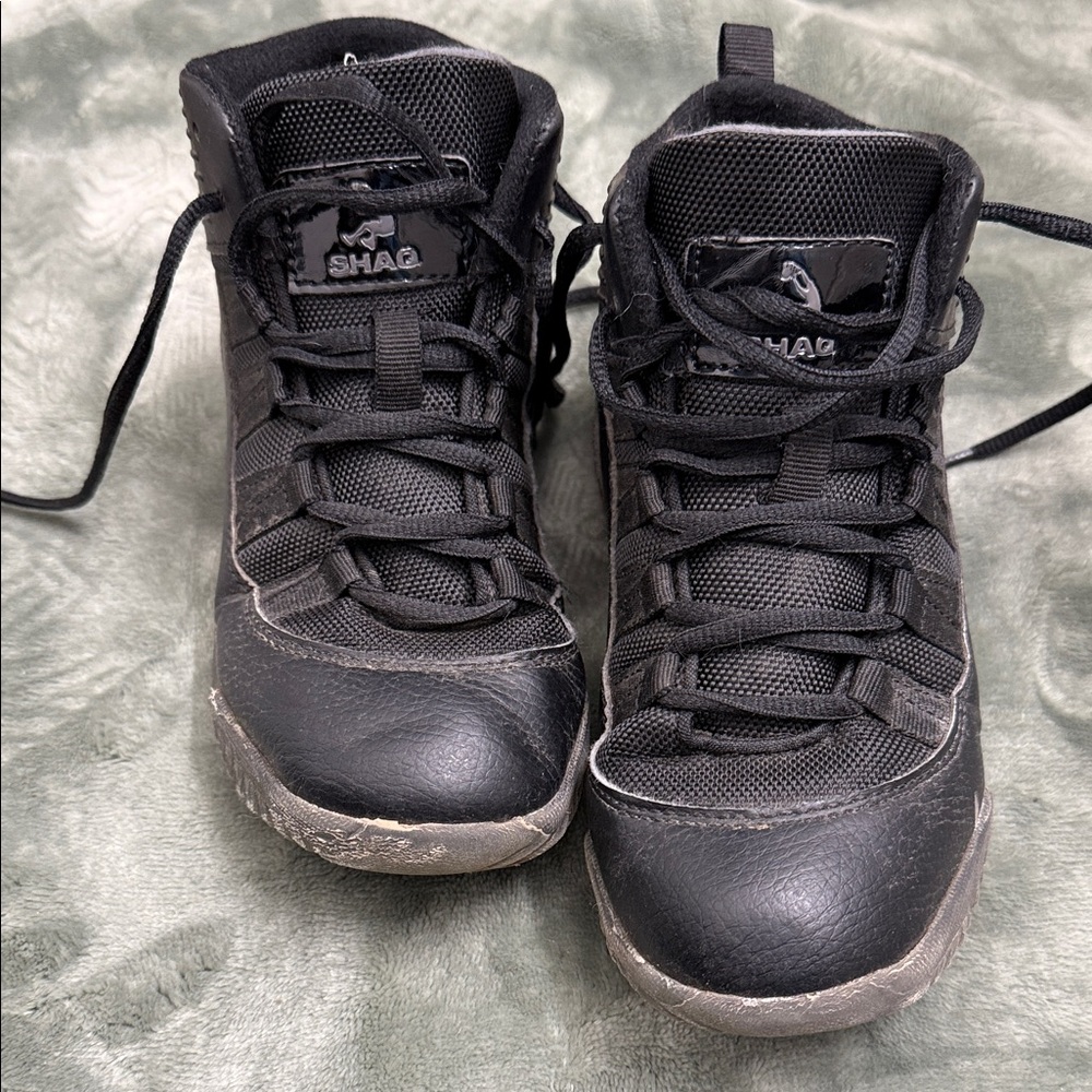 Shaq Kids Black High-Top Sneakers
